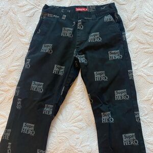 Supreme men’s black jeans
